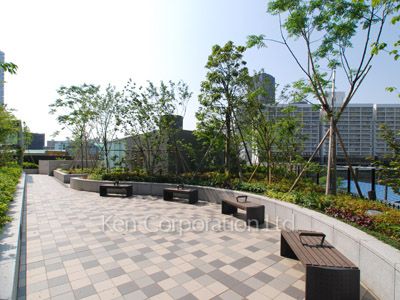 ベイシティ晴海スカイリンクタワーの写真 中庭・植栽