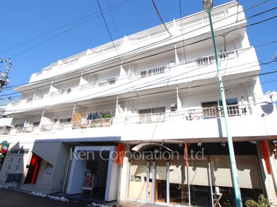 東信松涛マンションの写真 外観ひき