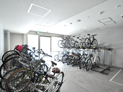 パークリュクス築地の写真 駐輪場