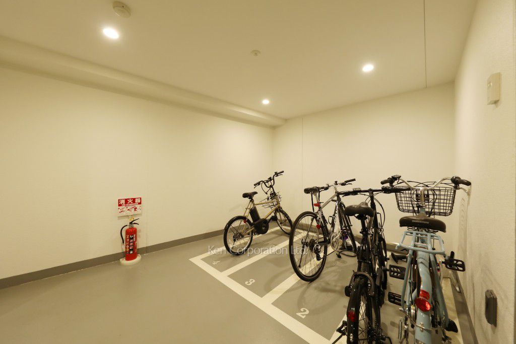 神山フォレストの写真 駐輪場