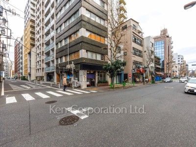 リビオレゾン東銀座の写真 前面道路
