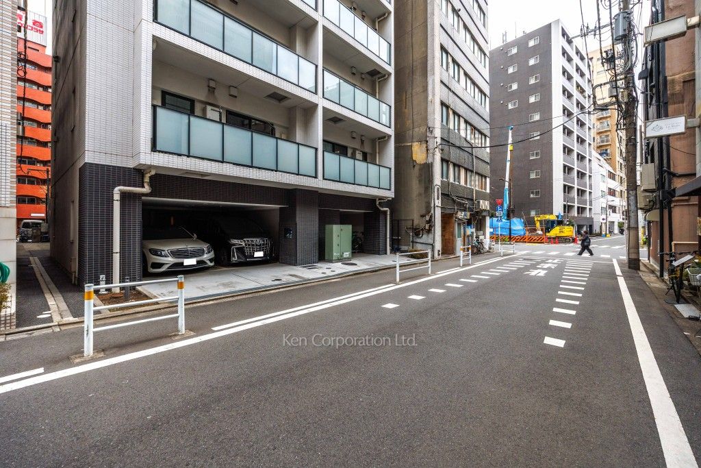 リビオレゾン東銀座の写真 前面道路