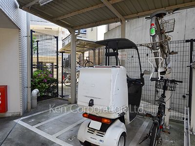 クリオ戸越銀座弐番館の写真 バイク置き場