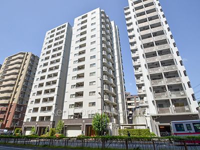 クリオ戸越銀座弐番館の写真 外観ひき