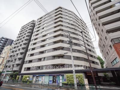 プラウド市谷柳町の写真 外観ひき