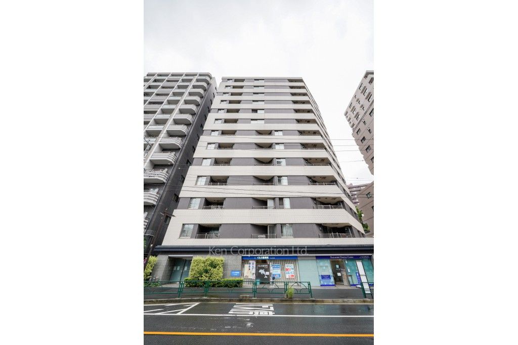 プラウド市谷柳町の写真 外観ひき