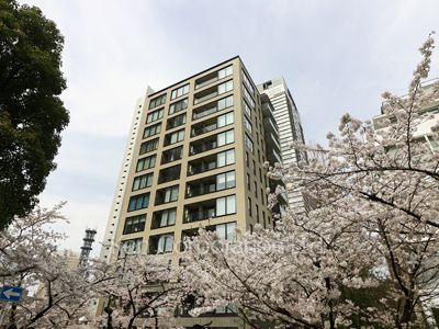 パークコート赤坂桜坂の写真 外観ひき