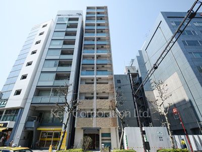 パークナードフィット新富町の写真 外観ひき