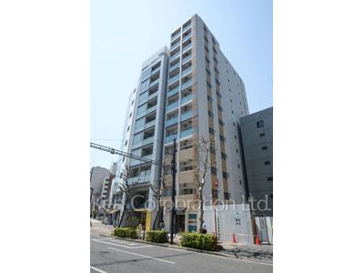 パークナードフィット新富町の写真 外観ひき