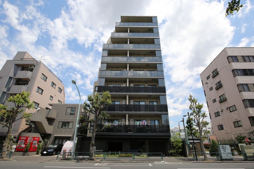 ディアスタ早稲田諏訪通りの写真 外観ひき