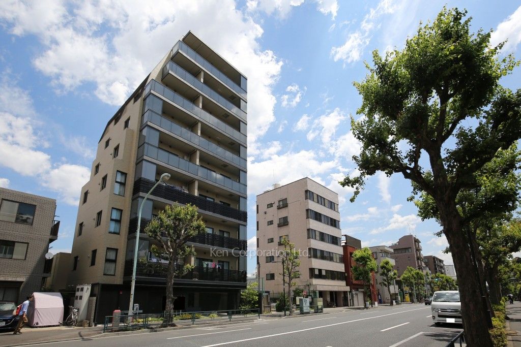 ディアスタ早稲田諏訪通りの写真 外観ひき