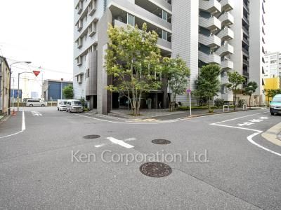 スカイクレストビュー芝浦の写真 前面道路