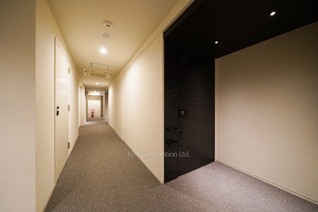 ルフォン築地ザ・レジデンスの写真 共用廊下