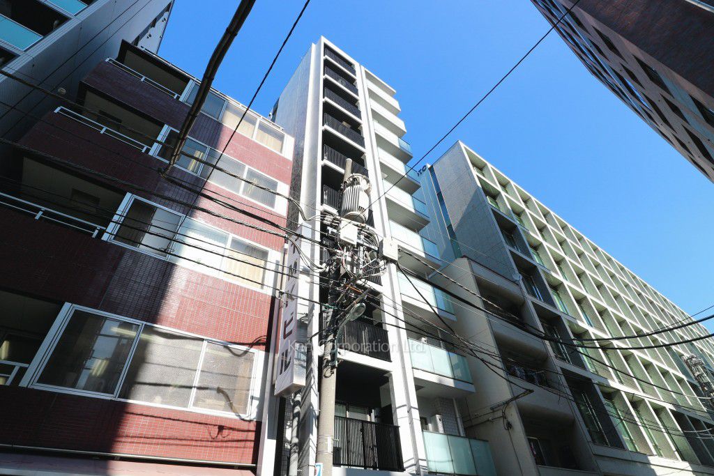 クレストコート八丁堀の写真 外観ひき