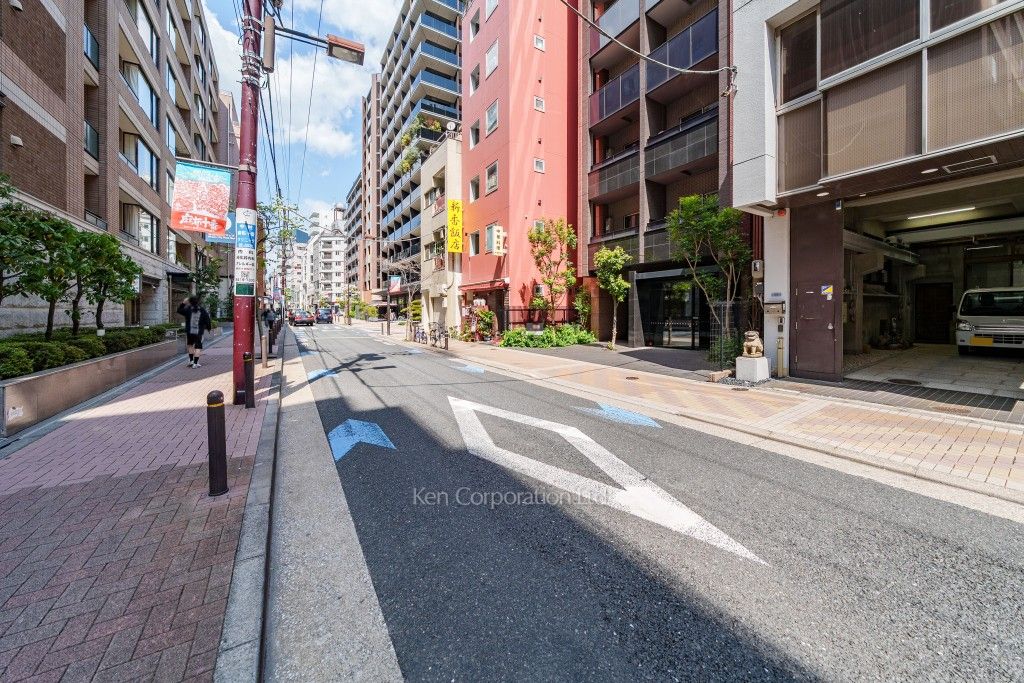 カーサスプレンディッド麻布十番の写真 前面道路