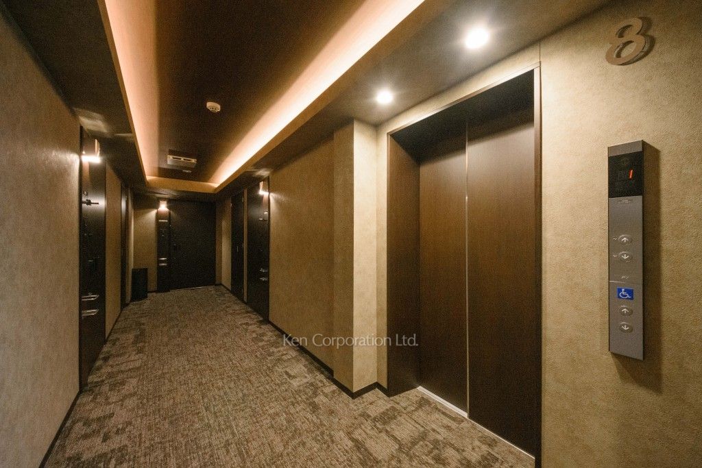 ENetial代官山の写真 共用廊下