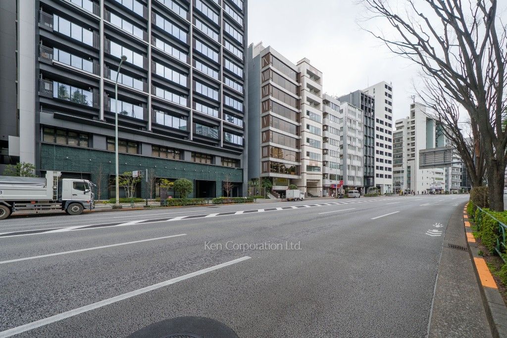ザ・パークハウス市ヶ谷の写真 前面道路