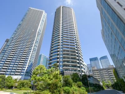 ベイサイドタワー晴海の写真 外観ひき