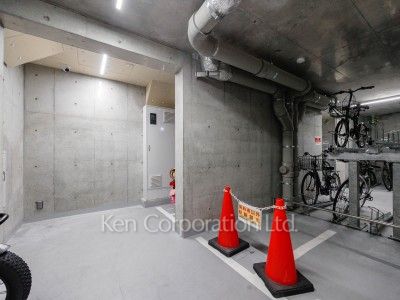 ウェルスクエアイズム恵比寿の写真 バイク置き場
