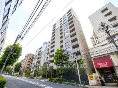 グランドメゾン白金高輪パークフロントの写真 外観ひき
