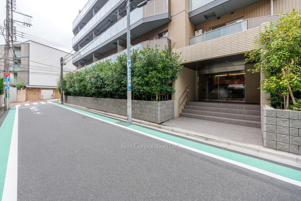 参宮橋ビューアパートメントの写真 前面道路
