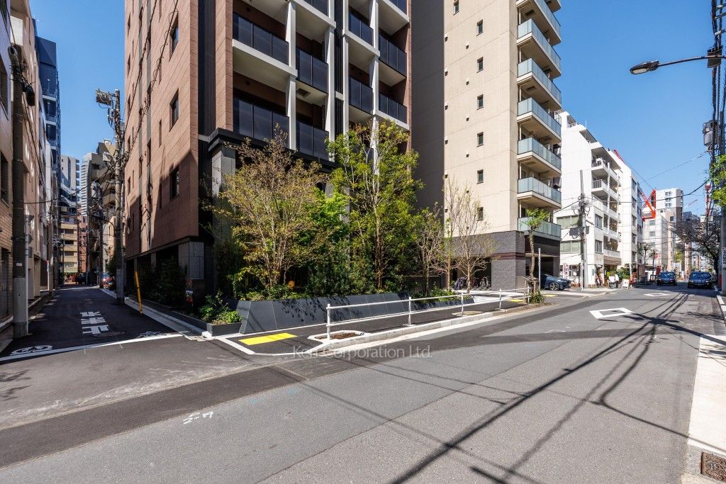 ザ・パークハウス芝御成門の写真 前面道路