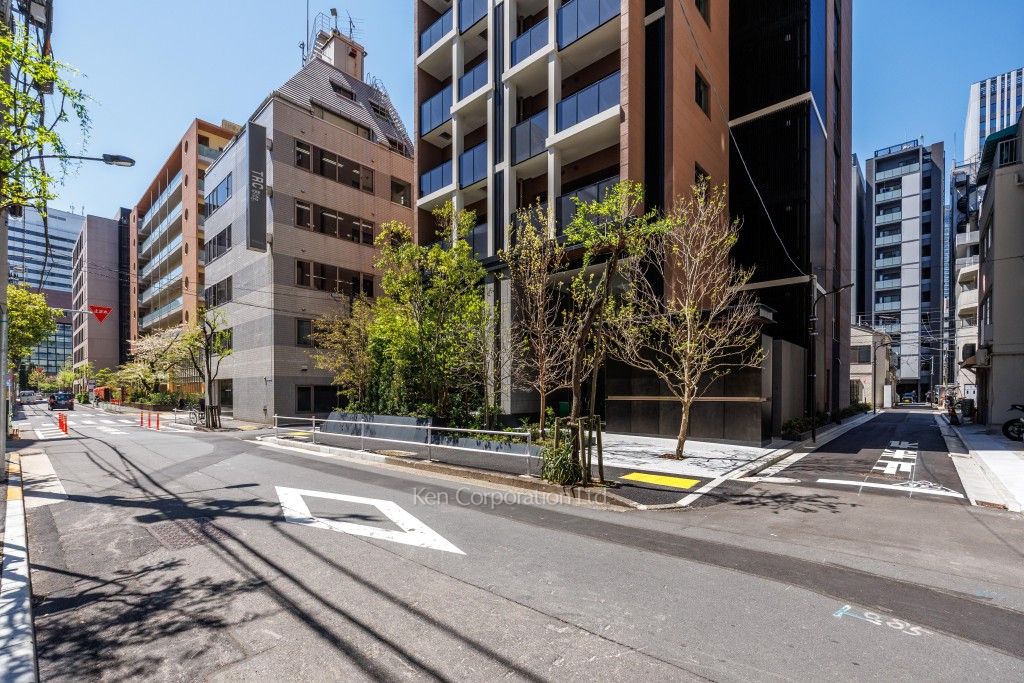 ザ・パークハウス芝御成門の写真 前面道路