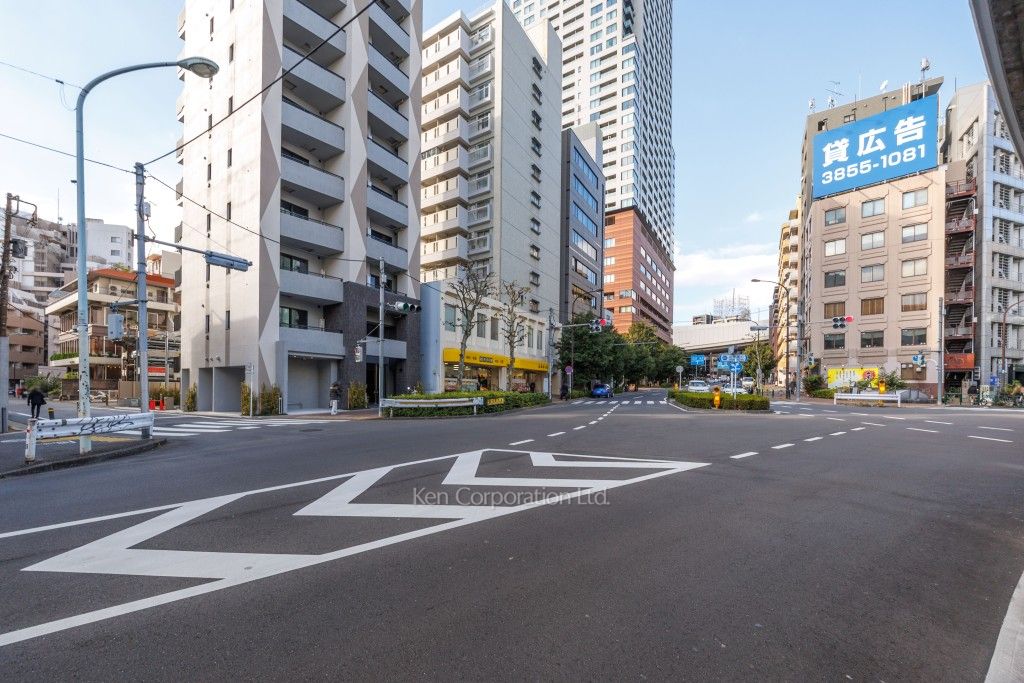 デュオフラッツ池尻大橋の写真  前面道路