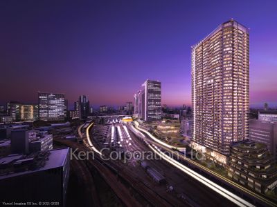 TAKANAWA GATEWAY CITY RESIDENCE（高輪ゲートウェイシティレジデンス）の写真 外観（完成予想図）