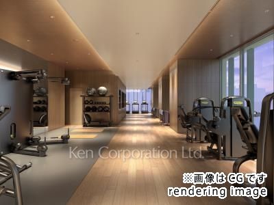 TAKANAWA GATEWAY CITY RESIDENCE（高輪ゲートウェイシティレジデンス）の写真 スポーツジム　※画像はCGです
