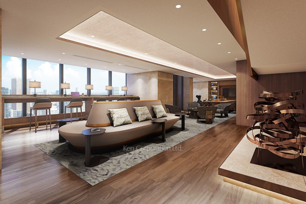 TAKANAWA GATEWAY CITY RESIDENCE（高輪ゲートウェイシティレジデンス）の写真 ラウンジ　※画像はCGです