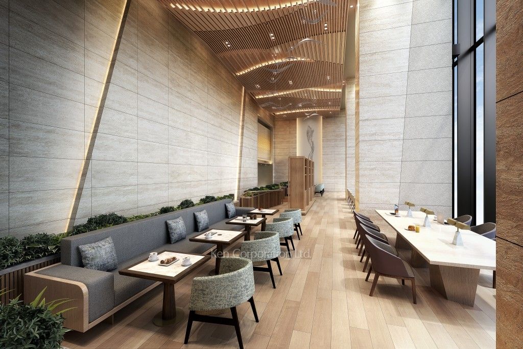 TAKANAWA GATEWAY CITY RESIDENCE（高輪ゲートウェイシティレジデンス）の写真 カフェラウンジ　外観その他　※画像はCGです