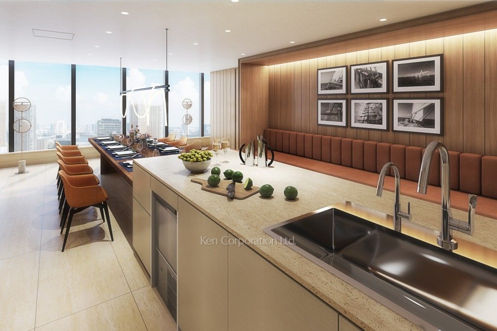 TAKANAWA GATEWAY CITY RESIDENCE（高輪ゲートウェイシティレジデンス）の写真 スカイキッチン　外観その他　※画像はCGです