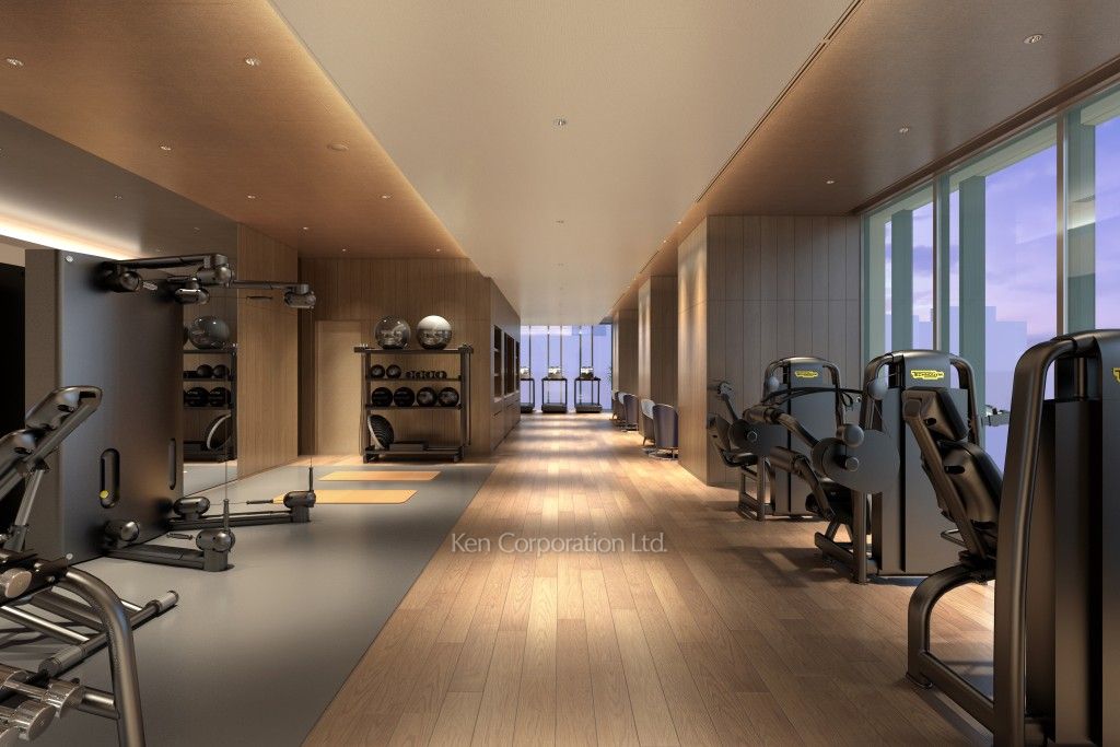 TAKANAWA GATEWAY CITY RESIDENCE（高輪ゲートウェイシティレジデンス）の写真 スポーツジム　※画像はCGです