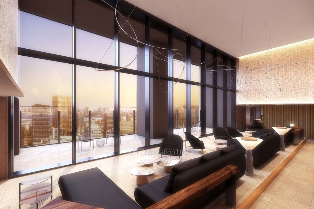 TAKANAWA GATEWAY CITY RESIDENCE（高輪ゲートウェイシティレジデンス）の写真 ラウンジ　※画像はCGです