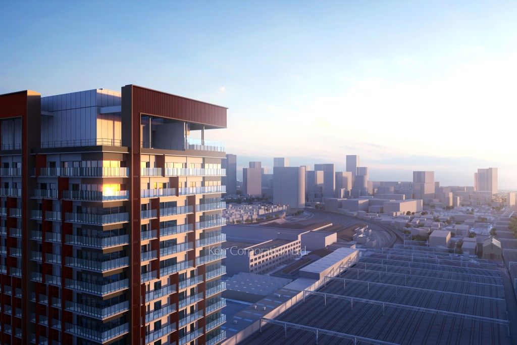 OIMACHI TRACKS RESIDENCEの写真  外観ひき　※画像はCGです