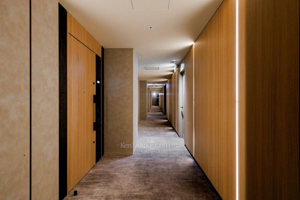 OIMACHI TRACKS RESIDENCE（大井町トラックスレジデンス）の写真 25F 廊下