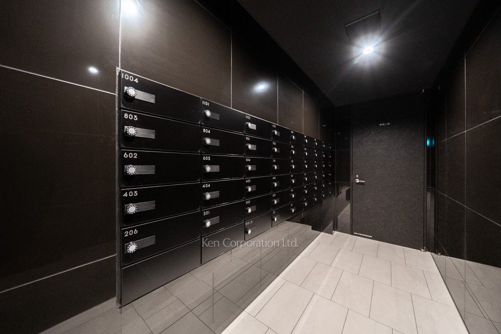 アジールコート松濤の写真 郵便受け