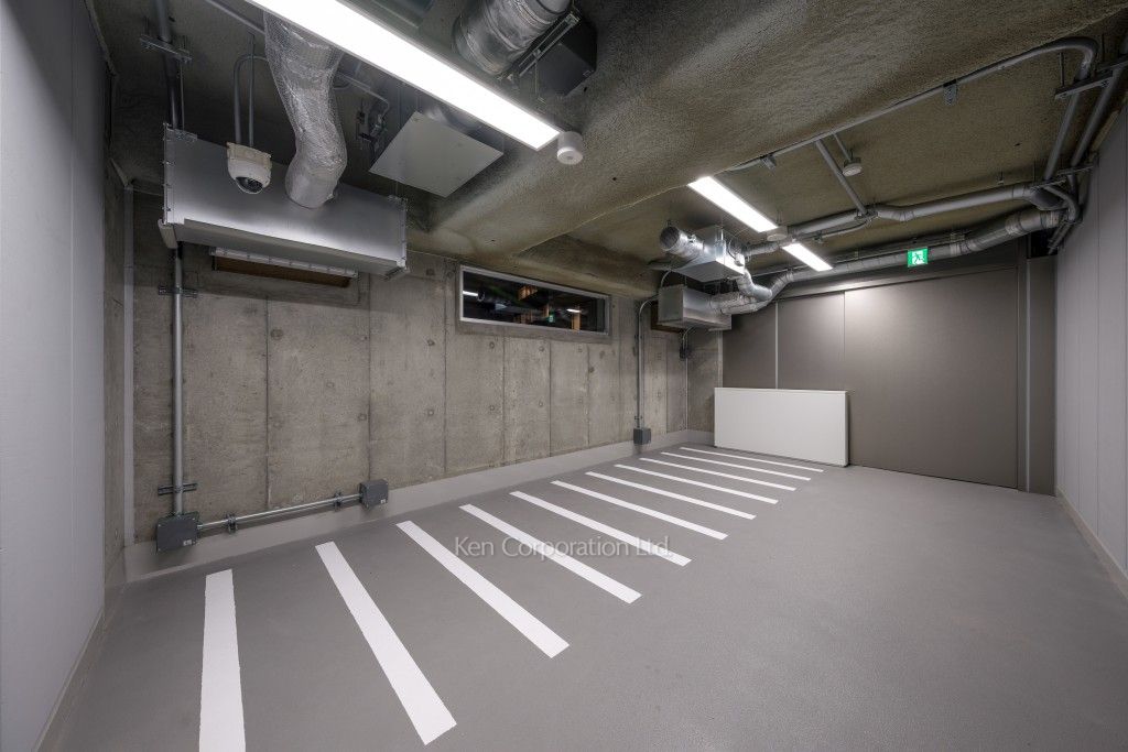 THE PORTMANの写真 バイク置き場