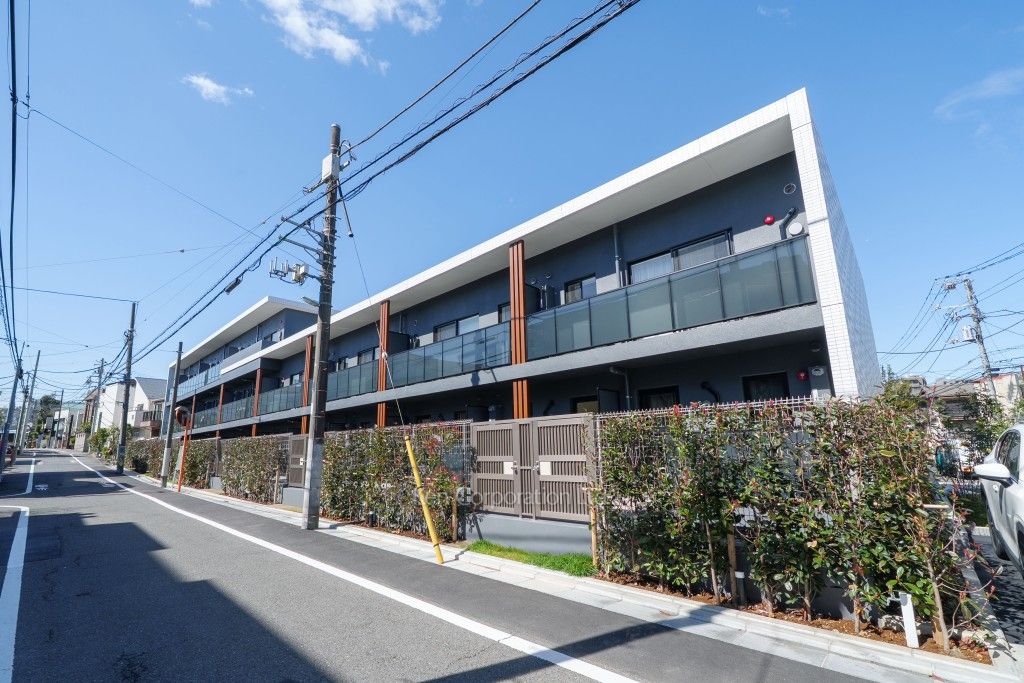 アジールコート都立大学の写真 外観ひき