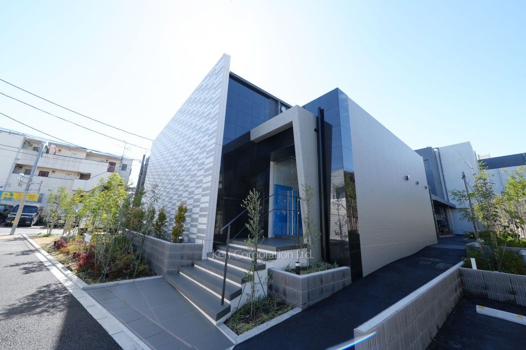 アジールコート都立大学の写真 外観ひき