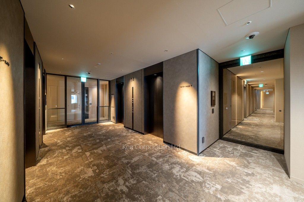 OIMACHI TRACKS RESIDENCE(SOHOフロア)の写真  共用廊下（14階）