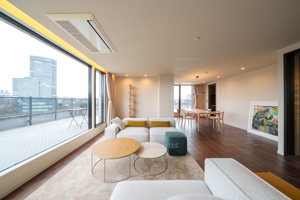 クレストコート砂土原の写真 居室（LDなど）　※家具付住戸