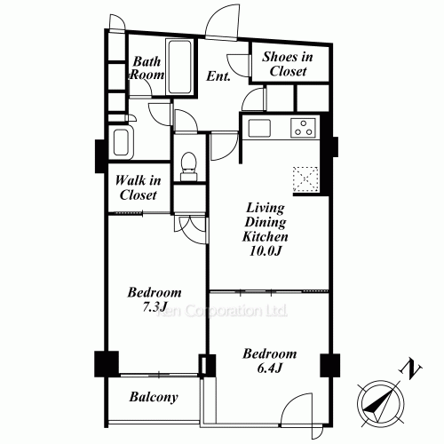 アーバンパーク代官山Ⅰの写真 間取り