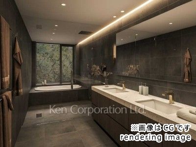 フロレゾン南麻布の写真 バスルーム　※画像はCGです