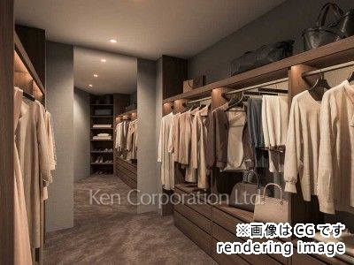 フロレゾン南麻布の写真 クローゼット　※画像はCGです