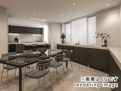 フロレゾン南麻布の写真 キッチン　※画像はCGです
