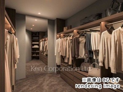 フロレゾン南麻布の写真 クローゼット　※画像はCGです