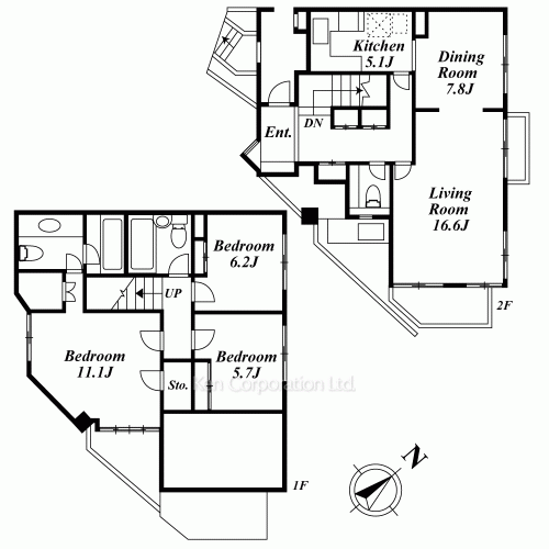 リズ目黒Ⅱの写真 間取り