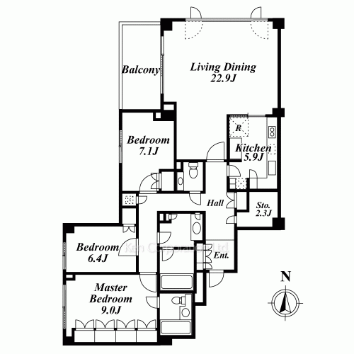 大山パークヒルズの写真 間取り